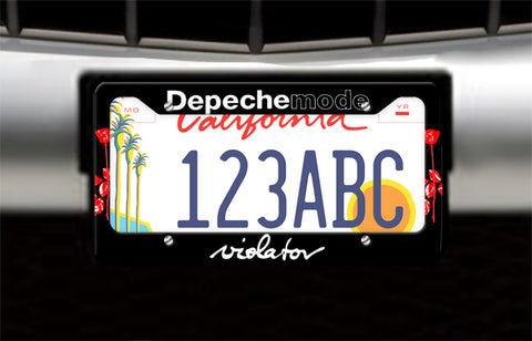 Depeche Mode Violator License Plate Frame