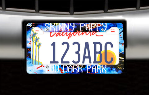 Skinny Puppy Too Dark Park License Plate Frame