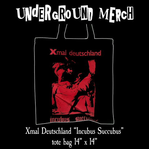 Xmal Deutschland Incubus Succubus Black Tote Bag